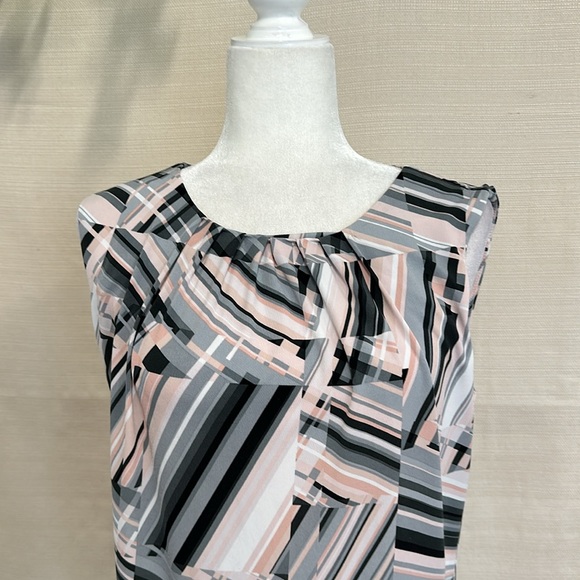 Calvin Klein Black Blouse with Elegant Design - Picture 2 of 4